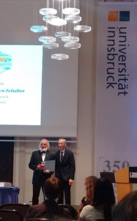 Foto mit dem Rektor